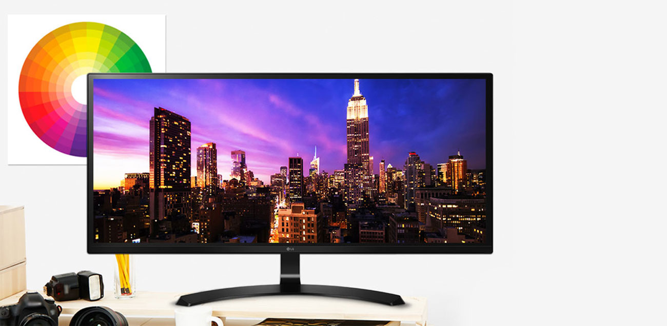 LG 34UM59-P czarny - Monitory LED 32